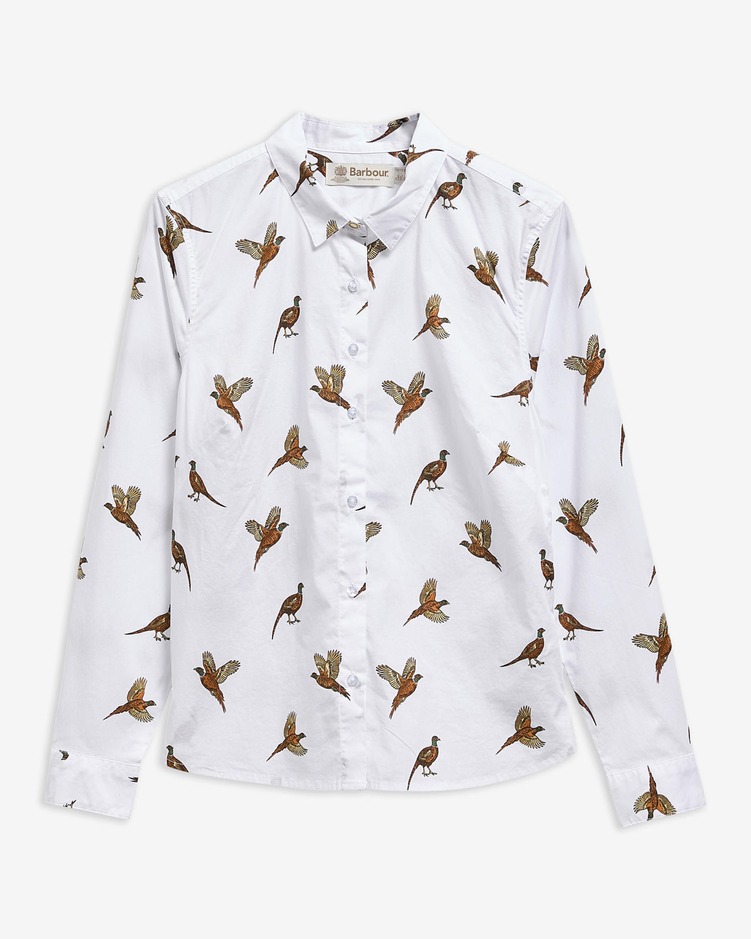 Brambles Tailored Long-Sleeved Shirt Multi Bird