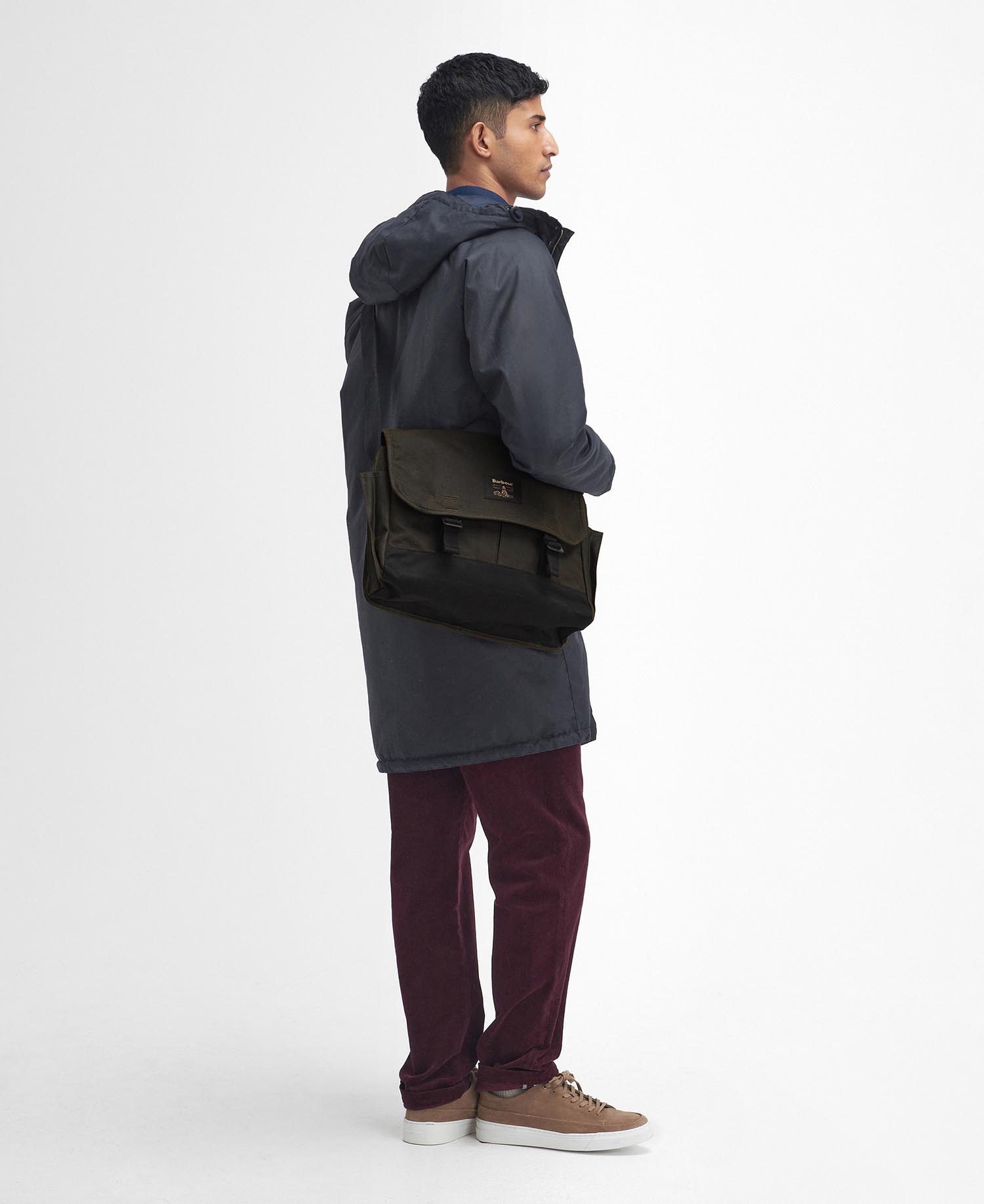 Field Waxed Satchel Olive