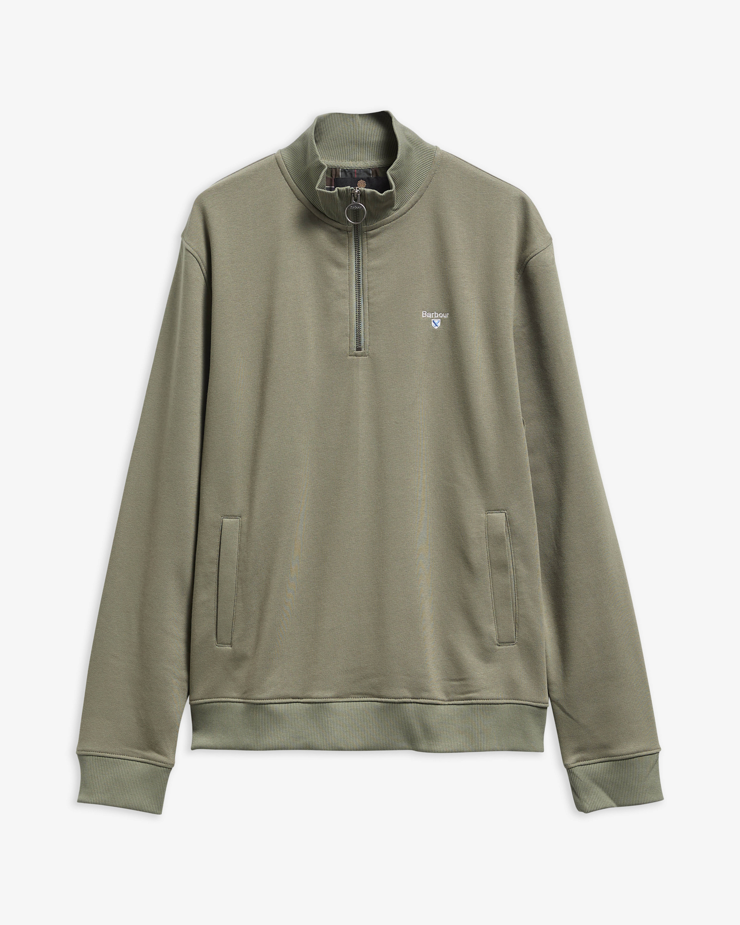 Barbour Sweatshirt Desmond Half-Zip Agave Green