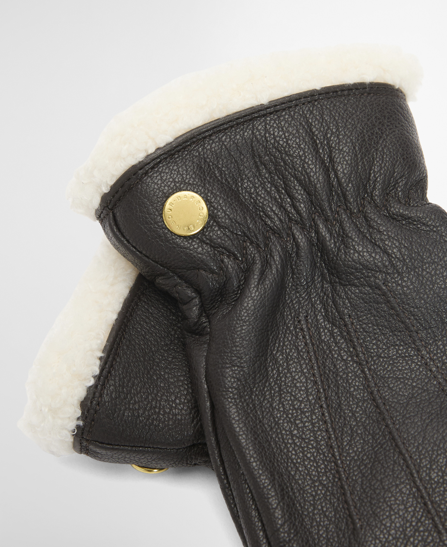 Barbour Lederhandschuhe Bainford Brown