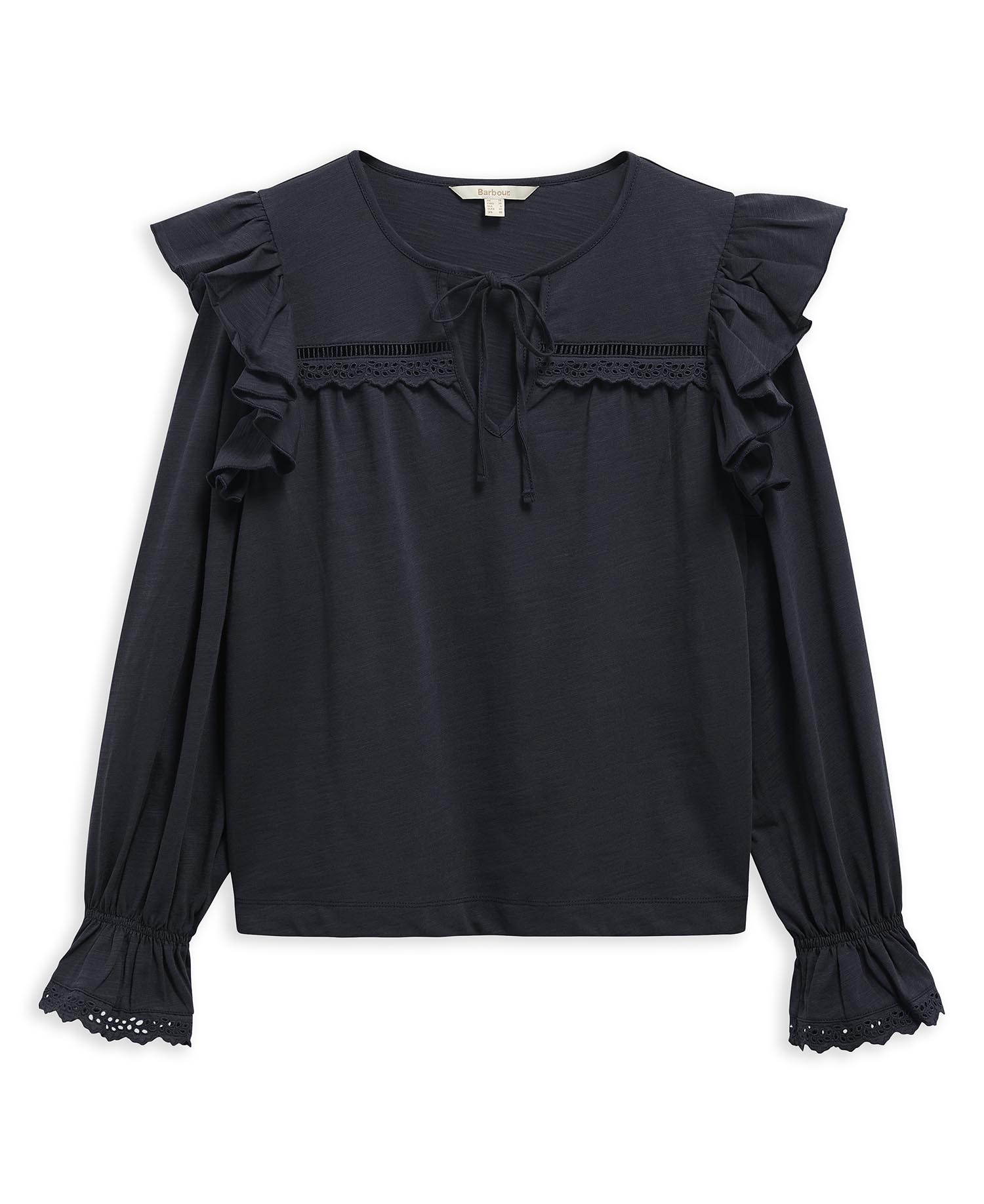 Bluse Carleen Ruffled Dark Navy