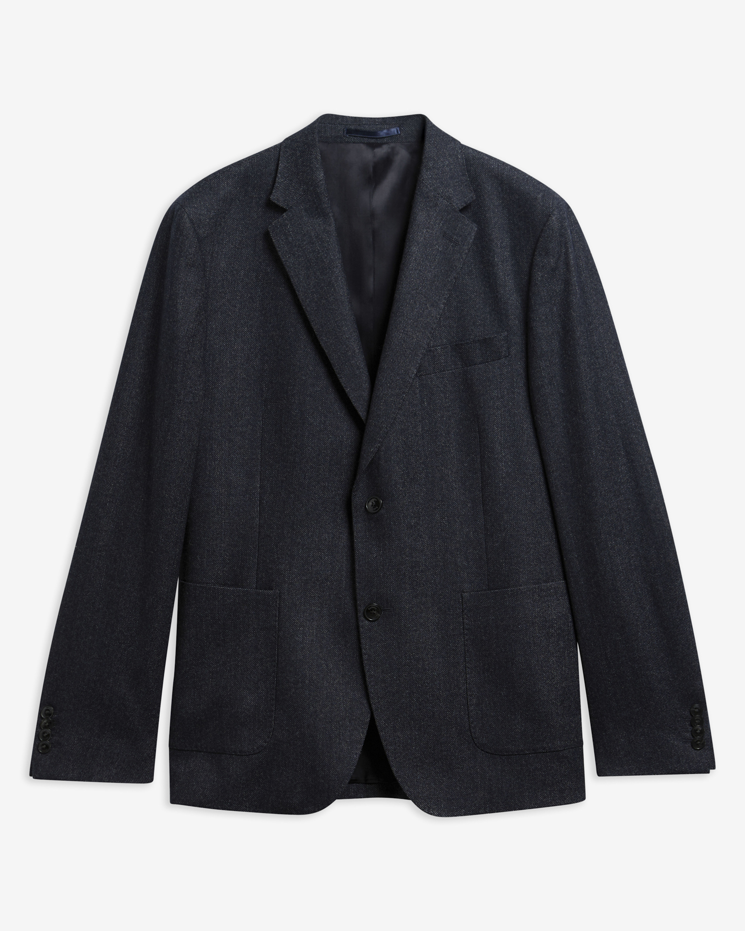 Blazer Carlton in lana e cashmere Navy Marl